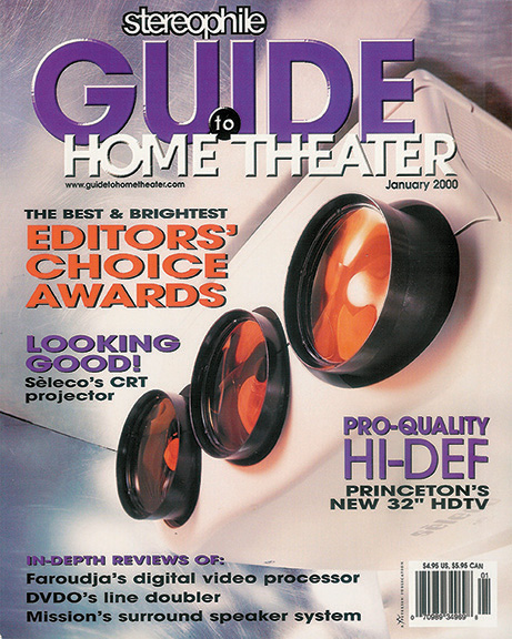 Cover of Stereophile Magazine January 2000