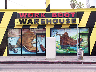 Workboot Warehouse Facade Improvement 