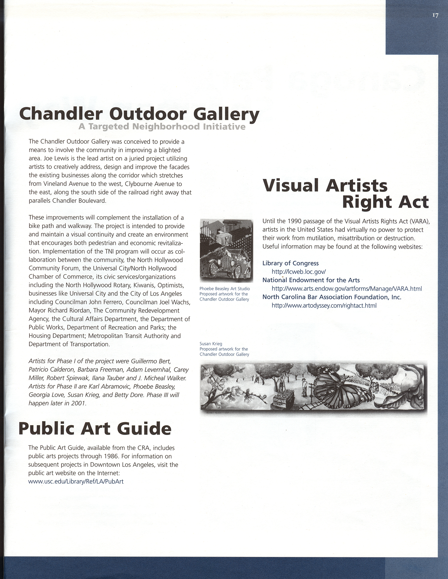 Chandler Outdoor Gallery Article